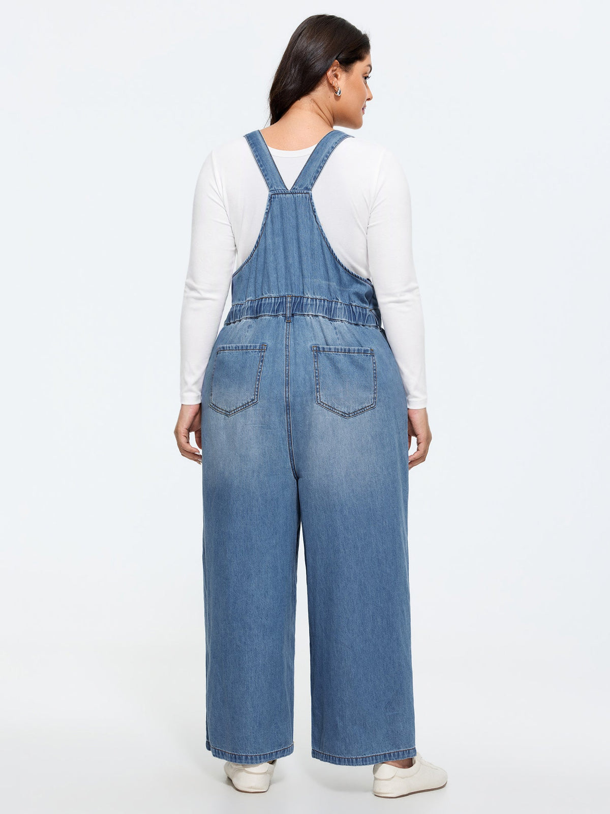 Supersoft Drawstring Waist Wide Leg Jumpsuit