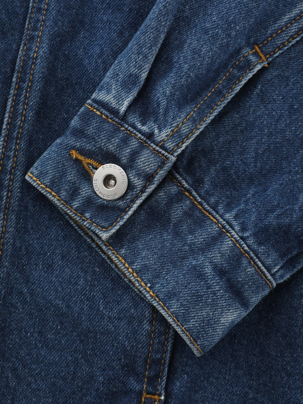Lapel Collar Adjustable Waist‑Tie Denim Jacket