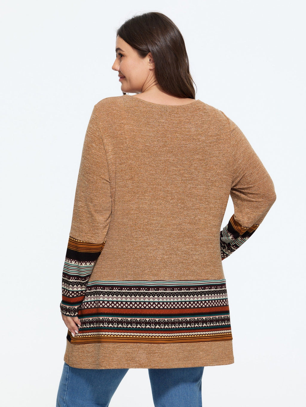Tunic Boho Print Pocket T-shirt