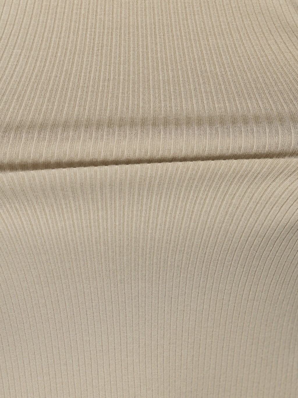 Supersoft Stretch Contrast Stitch Trim Fitted T-Shirt