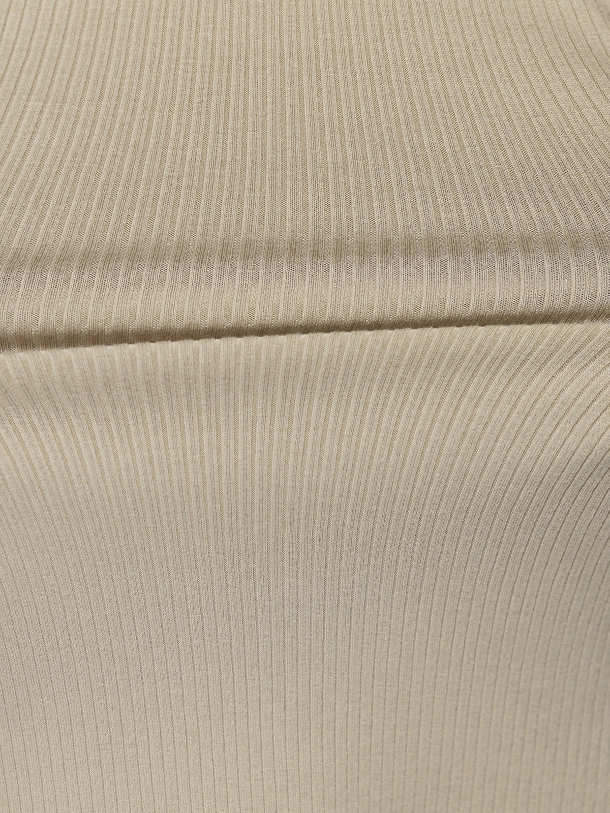 Supersoft Stretch Contrast Stitch Trim Fitted T-Shirt