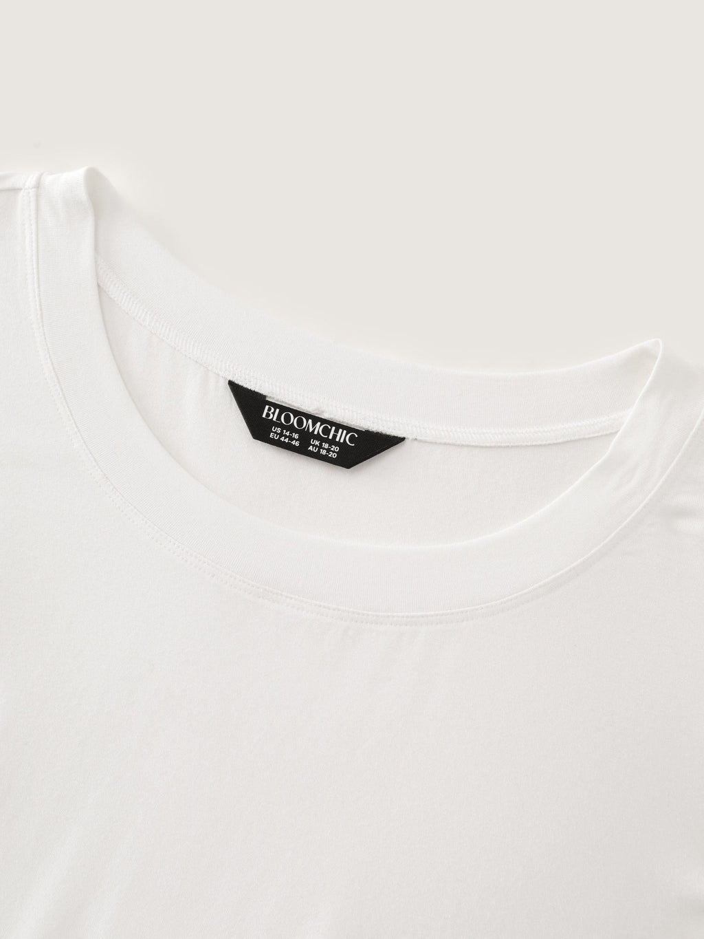 Stretchy Crew Neck Long Sleeve T-Shirt