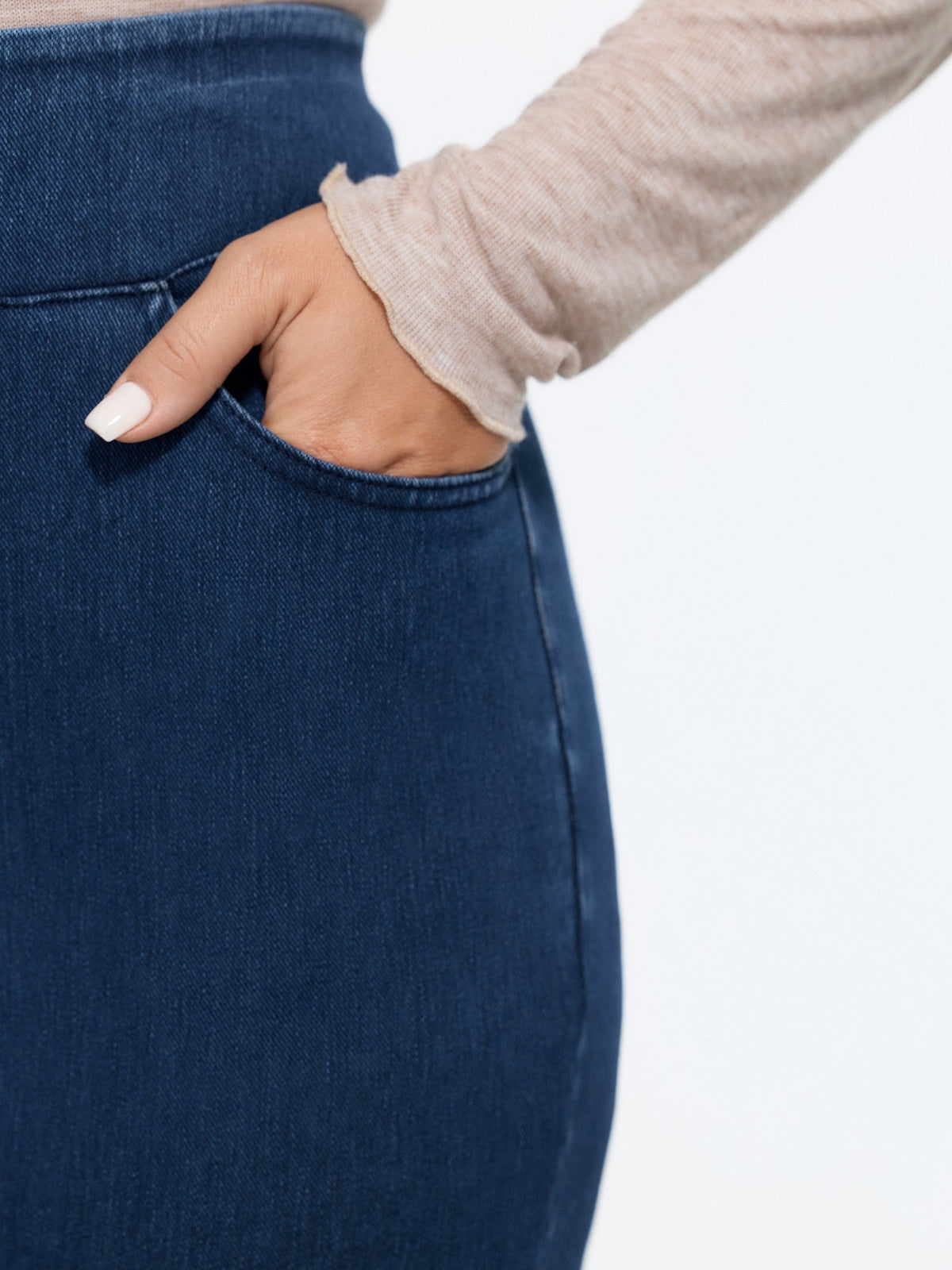Stretch Easy Pull-On Jeans