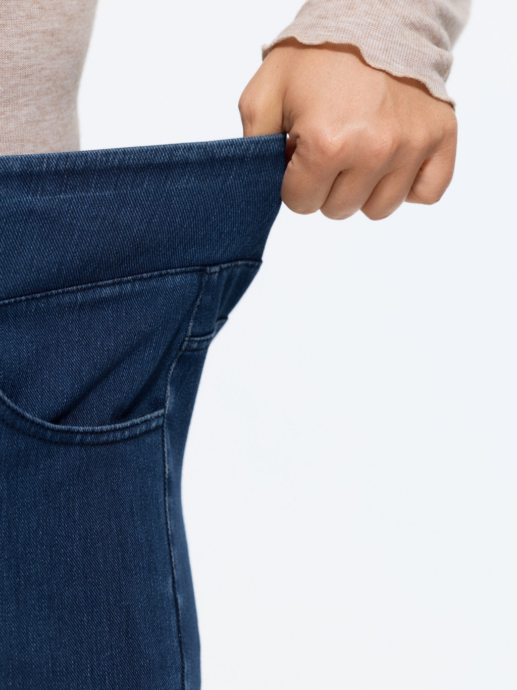 Stretch Easy Pull-On Jeans
