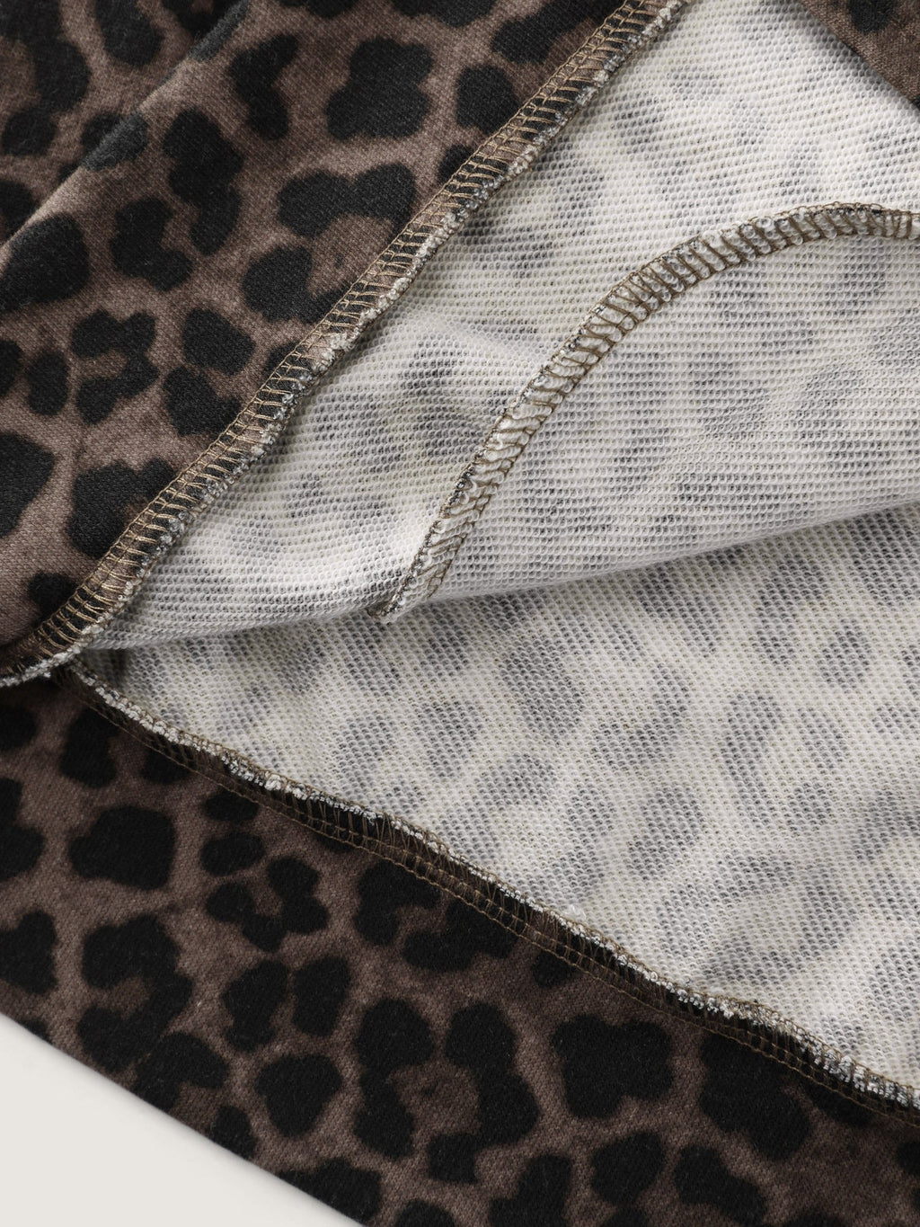 Leopard Print Zip Up Jacket