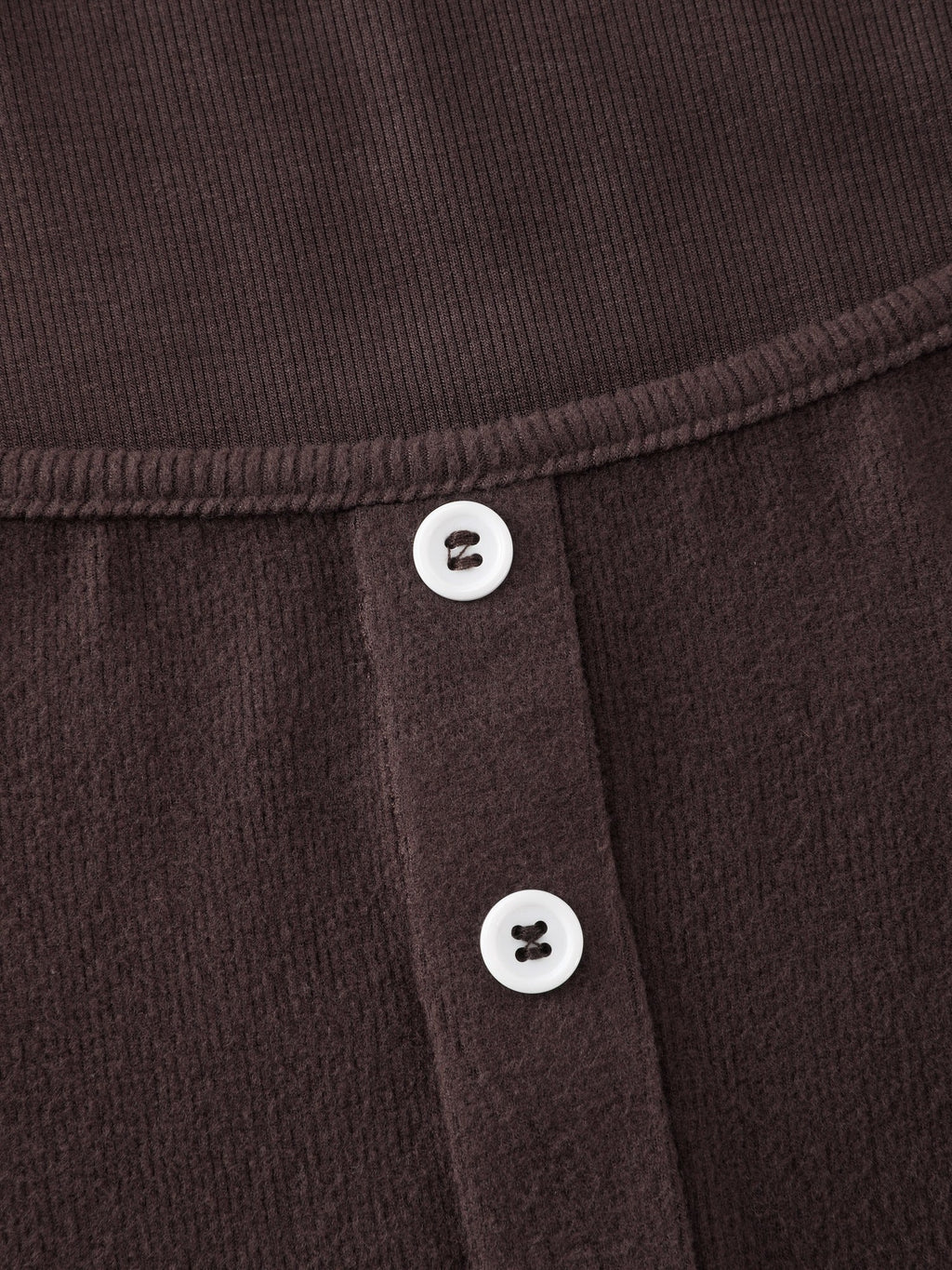Stretchy Square Neck Button Detail T-Shirt