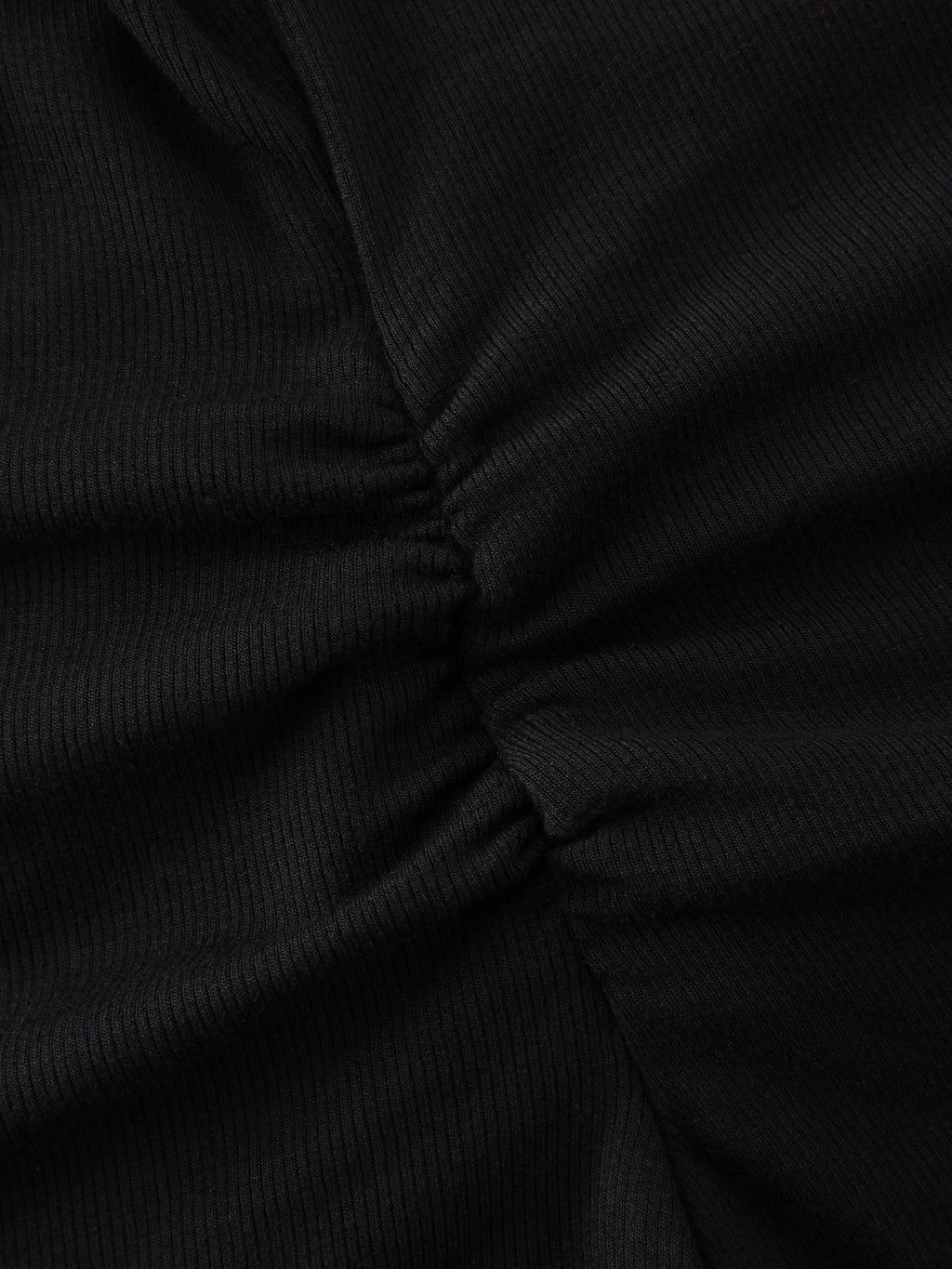 Supersoft Mock Neck Ruched Side T-Shirt