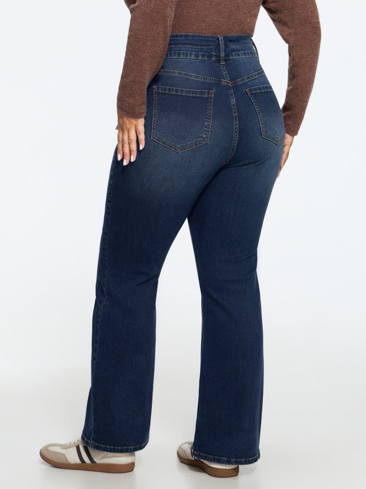 Stretchy Pocket Bootcut Jeans