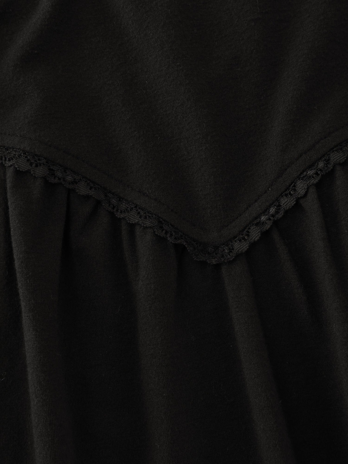 Supersoft Round Neck Lace Detail Tank Top