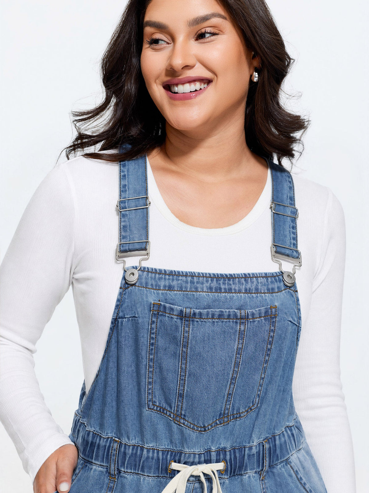 Supersoft Drawstring Waist Wide Leg Jumpsuit