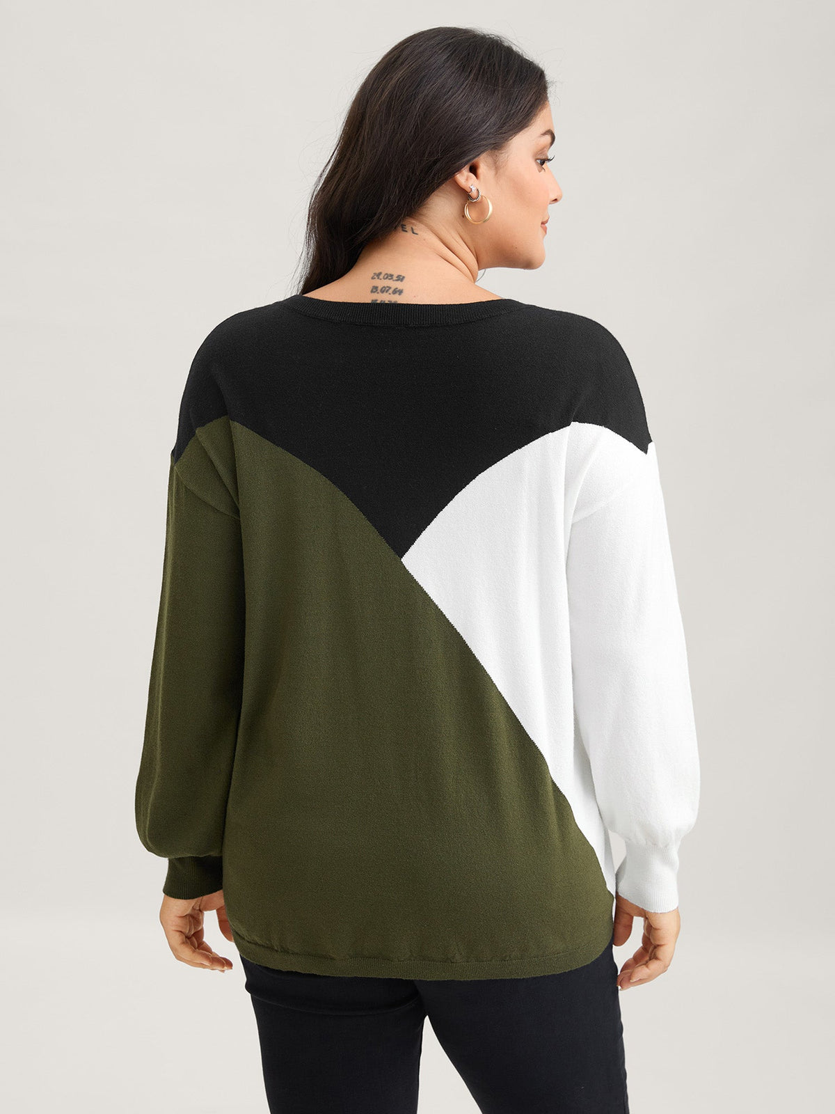 Supersoft Essentials Colorblock Contrast Pullover