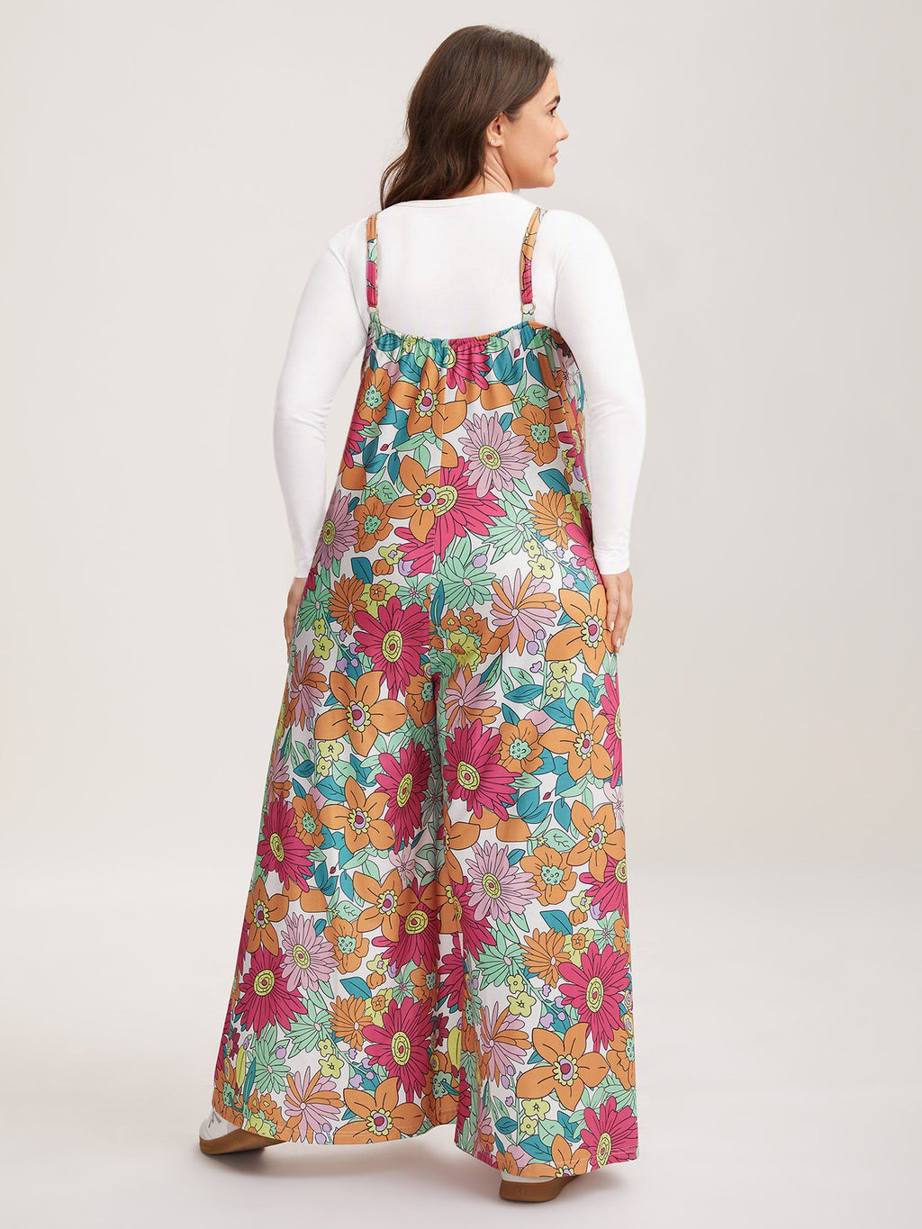 Vivid Groove Stretchy Adjustable Jumpsuit