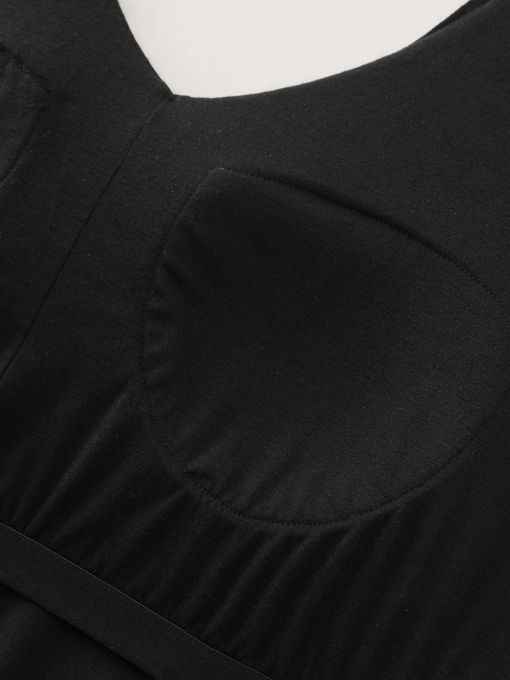 Stretchy Deep Back Neckline Jumpsuit
