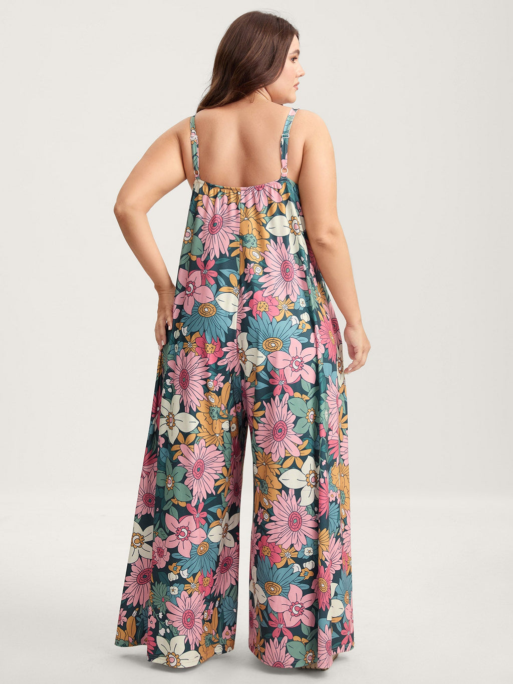 Vivid Groove Stretchy Adjustable Jumpsuit