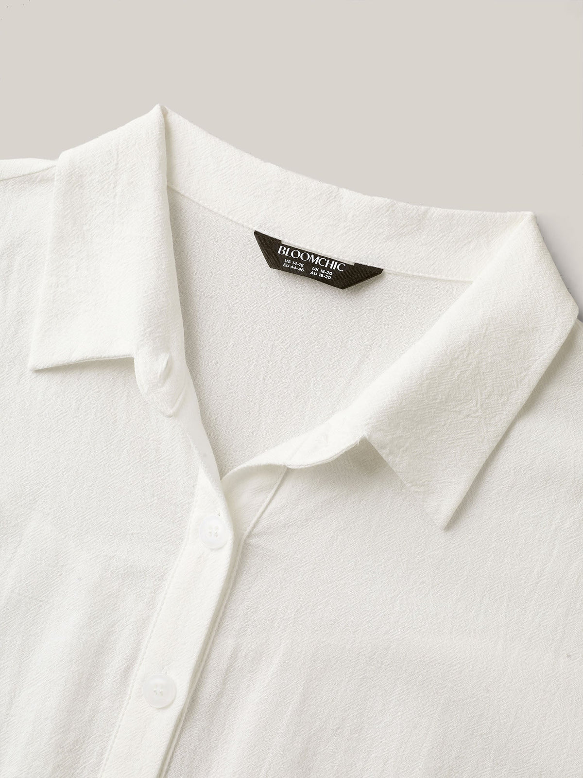 Pure Cotton Ruffled Puffy Sleeve Blouse