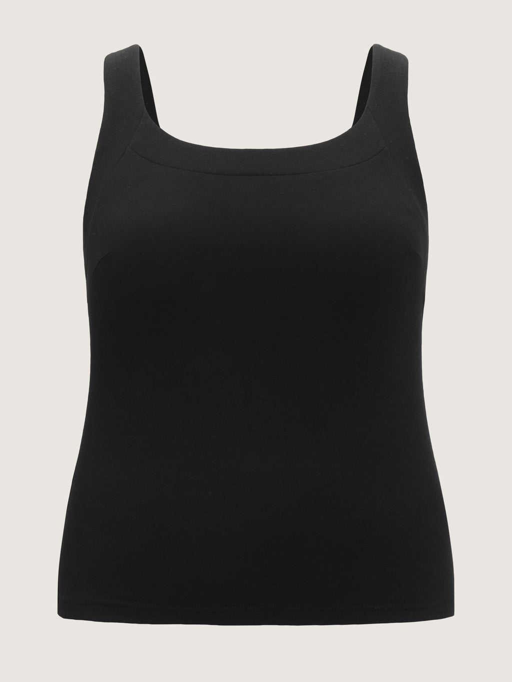 Supersoft Supportive Bra Fitted Plain Tank Top