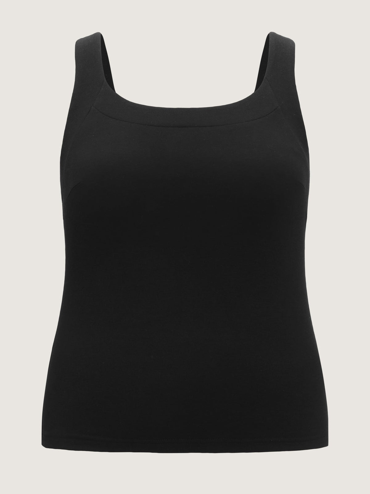 Supersoft Supportive Bra Fitted Plain Tank Top